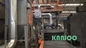 Rol Conveyor Steel Plate Shot Blasting Machine dengan Intensitas Pembersihan 25-45m/min